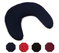 Bouillotte sèche tour de cou aux noyaux de cerises - traditionnel 30x33cm - Bleu foncé - Coussin de nuque - Coussin pour le cou - Coussin thermique