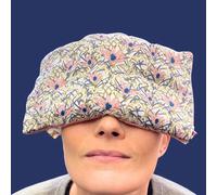 Bouillotte soin format nomade, graine de lin, pour le visage, la tête et yeux