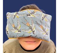 Bouillotte soin format nomade, graine de lin, pour le visage, la tête et yeux
