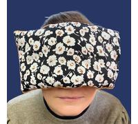 Bouillotte soin format nomade, graine de lin, pour le visage, la tête et yeux