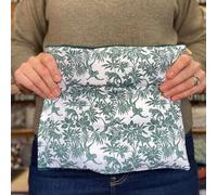 Bouillotte soin grandes zones graine de lin emplâtre naturel chaud froid