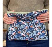 Bouillotte soin grandes zones graine de lin emplâtre naturel chaud froid