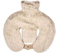 AltoBuy Bouillotte Tour de Cou et cervicales enveloppe Imitation Fourrure Beige