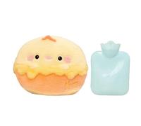 Bouillottes,Bouillotte avec Couvercle,Bouillotte de Dessin animé en peluche contre les crampes | Manchon à main anti-fuite 500 ml Sac chauffant portable Sac Chauffe-mains Paquet d'eau pour Femmes
