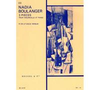 BOULANGER N. - 3 PIECES (N03 UT DIESE MINEUR) - VIOLONCELLE ET PIANO