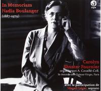 Boulanger, N. - in Memoriam Nadia Boulanger [Import]