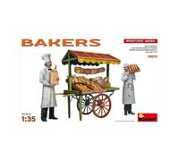 MiniArt Set de boulangers 1:35 38074 avec caisses et produits de boulangerie