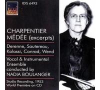Boulangier Nadia - Charpentier: Médée [Excerpts] [Import]