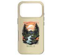 Boulder, Colorado, États-Unis, Style rétro, montagnard Coque pour iPhone 17 Pro