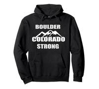 Boulder Colorado Strong, Support Boulder, Mountain Design Sweat à Capuche