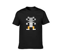 Boulder Dash Rockford Commodore 64K Spectrum 48K T-Shirt Black Graphic Unisex Tee Shirt L
