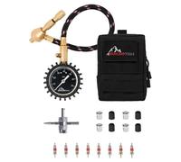 Boulder Tools Dégonfleur de Pneu Rapide et Robuste - Bouton de Dégagement de Précision, Kit Offroad - Brille dans l'obscurité, avec Bouchons de Valve, Noyaux, Outil de Réparation