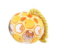 Boule à disque pour chiens de grande taille, boules pour chiens - Jouets pour chiens d'extérieur Boule de jouet élastique souple - Corde colorée en coton délicat, boule de rire pour gros chiens tagl