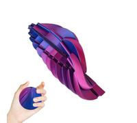 Boule à engrenages - sphère sensorielle Steampunk avec dégradé de couleur | boules anti-stress imprimées en 3D déformable pour adultes | pour et adultes, bureau de Pâques complet