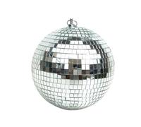 Boule A Facette 1 boule à facettes disco rotative avec verre réfléchissant for soirées KTV, DJ, clubs, maison, Noël(25cm)