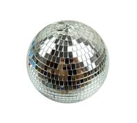 Boule A Facette Boule à miroir 10/12/15/20cm, boule décorative réfléchissante, boule Disco, boule de verre de mariage, décoration de gâteau for la maison(Diameter 12cm)
