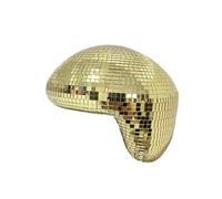 Boule à Facette Boule disco miroir, décoration de bar ou de fête, patch en verre fondu réfléchissant, artisanat d'intérieur, ornement insolite.(Color 2)
