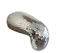 Boule à Facette Décoration murale boule disco fondante, intérieur maximaliste, reflets de paillettes