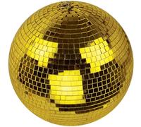 Boule à Facette Gold 30 Cm FxLab - avec Facettes en verre miroir poli coloré (10mm x 10mm)