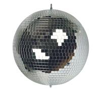 Boule à facettes disco HQ-Power Ø 20 cm, effets lumineux spectaculaires pour les fêtes, suspension sûre et