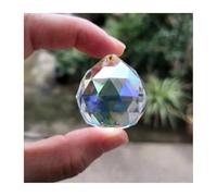 Boule à facettes en cristal, 10 pièces, prismes suspendus, perles, partie de lampe, décoration de la maison(AB plating)