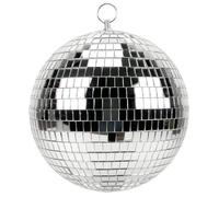 BOULE À FACETTES MIROIR DISCO 20CM ARGENT Gris, Argent