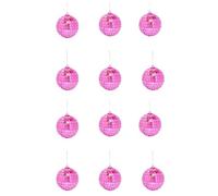 Boule à facettes pour décoration de soirée disco, Boules Disco Miroir Argent 3-5cm 6/12 pcs(12pcs 3cm)
