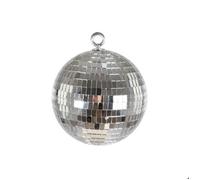 Boule à facettes - PTIT CLOWN - re23457 - Argent - 15 cm - Décoration de fête à suspendre