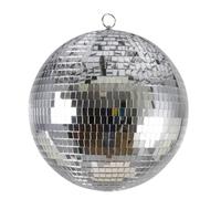 P'TIT Clown - 71198 - Boule à Facettes - Ø 30 cm - Indispensable pour Vos Soirées Disco ! - Polystyrène - Argenté
