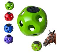 Boule à foin pour chevaux, mangeoire à foin de grande capacité de 40 cm pour chevaux, design à alimentation lente, jouet sûr et durable, balle d'alimentation lente pour étals, ranchs, pâturages (vert)