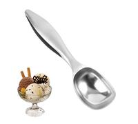 Boule a Glace Professionnel,17.5cm Glacé Spoon Excavateur Ball,Acier Inoxydable Boulier Glace,Noir et Argent Cuillere a Glace,Cuillere à Servir Glace pour Crème Glacée,Melon,Boulettes de Viande