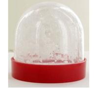 Boule à neige avec insertion photo Globe plexy 9 cm