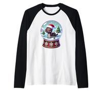 Boule à Neige Baby Loch Ness Monstre dans Noël Manche Raglan