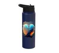 Boule à neige de l'espace extra-atmosphérique le symbole de Stainless Steel Insulated Water Bottle
