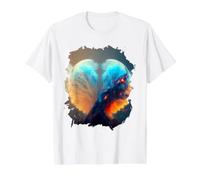 Boule à Neige de l'espace Extra-atmosphérique Le Symbole de T-Shirt Graphique avec Valeur, Homme, Blanc, XL