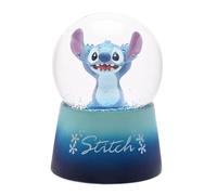 Boule à Neige Disney Icon Lilo et Stitch avec boîte Cadeau, Rouge, Rose, Violet, 12cm x 12cm