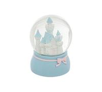 Atmosphera for Kids – Boule à neige en verre « Château » 13 cm Bleu
