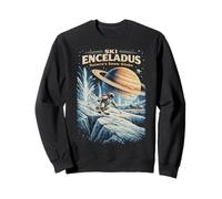 Boule à Neige Enceladus Saturne pour Skieur Spatial rétro Sci FI Sweatshirt