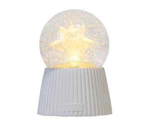 Boule à neige LED Capella Star (étoile) Sirius blanc, 14.5 cm