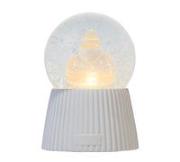 Boule à neige LED Santa (Père Noël) Sirius blanc, 14.5 cm