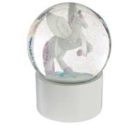 Paris Prix Boule à neige en verre Licorne 13 cm Blanc
