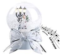 Boule à neige lumineuse tactile avec Père Noël chantant [Infactory]