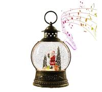Boule À Neige Musicale De Noël,Décorations De Fêtes Alimentées par USB Et Piles - Boule À Eau Musicale Transparente - Famille Intérieur Extérieur Fête Rassemblement Chambre Salon Lieu De Travail