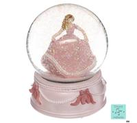 Boule à neige musicale princesse D.10cm - Atmosphera Créateur d'intérieur