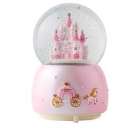 Boule à Neige Musique Boîte à Musique pour Enfants Serrure Rotative : Globe de Neige avec Lumières LED à Changement de Couleur - Musique Boule à Neige Comme Anniversaire Enfants Filles Bébés