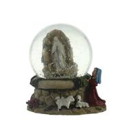 Boule à neige - Notre Dame de Lourdes - 9,5 cm - Sainte Bernadette - Objet décoratif spirituel