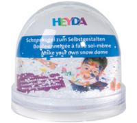 Heyda Boule à neige 204888400 personnalisable en acrylique 90 x 85 mm multicolore