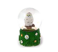 Boule à neige Poly Mini - Chouette des neiges - Prairie