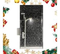 Boule à neige pour éclairage de rue | Kit de matériau de veilleuse faite à la main - Lampe flocon de neige - Kit d'éclairage de rue, veilleuses de Noël, décoration de bureau et d'artisanat pour