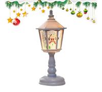 Boule À Neige pour Noël - Lanterne Boule À Neige De Noël avec Musique, Lanterne À Neigee, Bougie De Noëls, Eau De Noëls Scintillante, Boulee À Neigee, Veilleuse | Fonctionne sur USB Et sur Batterie